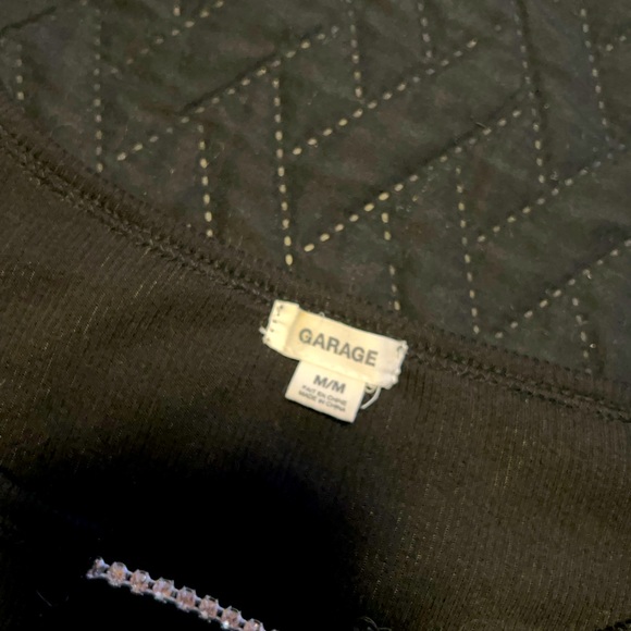 Black Garage gem long sleeve top in size medium. - Picture 3 of 4